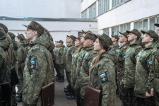 Линейка возобновление военной подготовки в филиале НИУ «МЭИ» 08.09.2022
