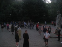 «Свеча памяти», Курган Бессмертия в Реадовском парке.